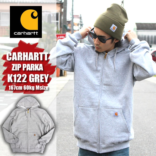 Carhartt フード付きジャケット L グレー
