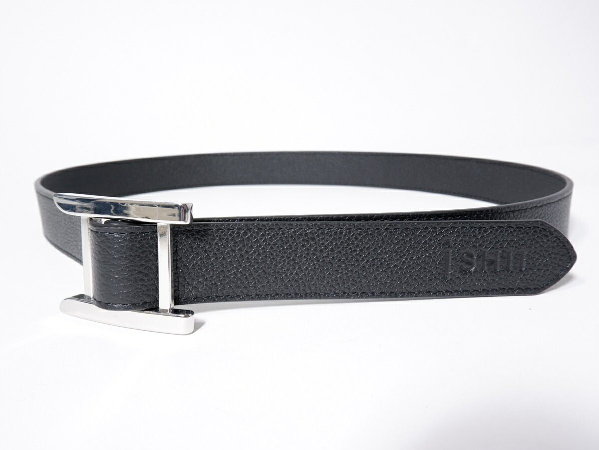 楽天市場】I SHII/イシイ T&D BELT BLACKレザーベルト【MZCA73676