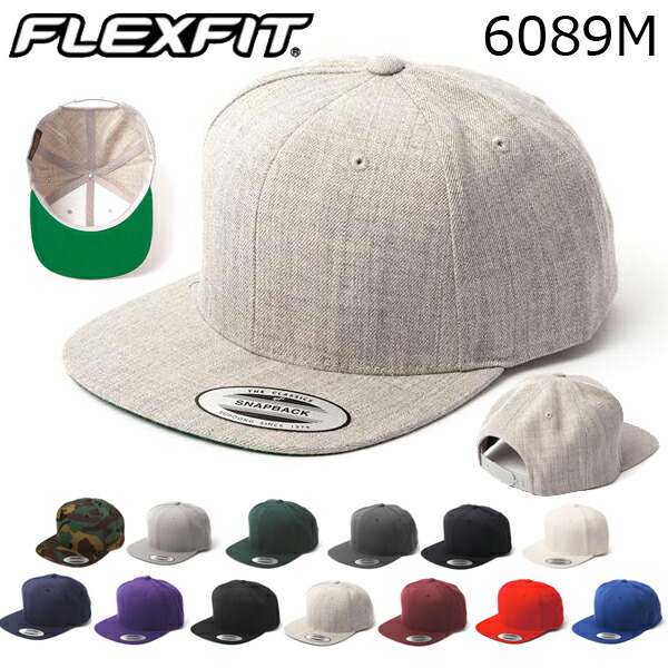 FLEX WIT ME キャップ グレー Flexfit 110® Ribbed Tri-Blend Snap
