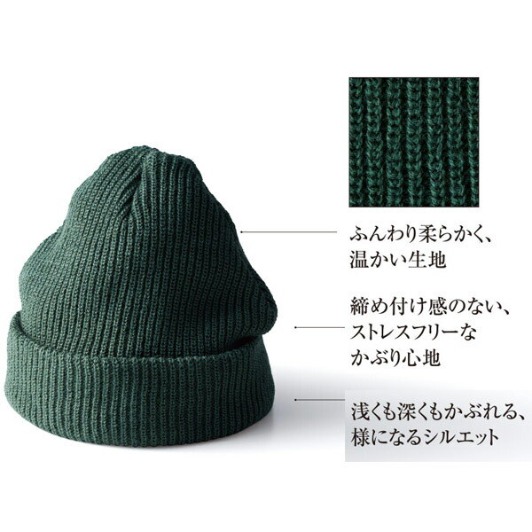 楽天市場】ビーニー アクリル ニットキャップ ワッチ 帽子 ダブル