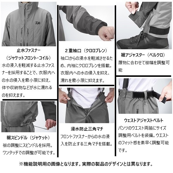 楽天市場】ダイワ ゴアテックス プロダクト ウィンタースーツ DW-1923