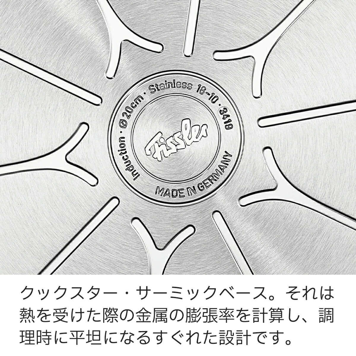 楽天市場】【公式】 フィスラー 両手鍋 20cm オリジナル プロフィ