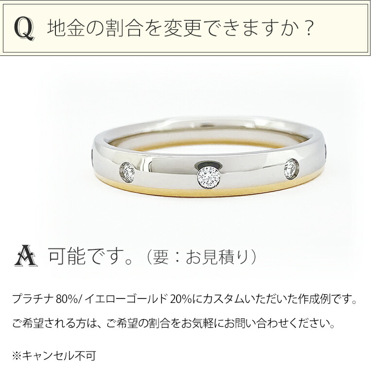 楽天市場】K18/Pt900 ダイヤモンド 0.11ct/8p ドットリング