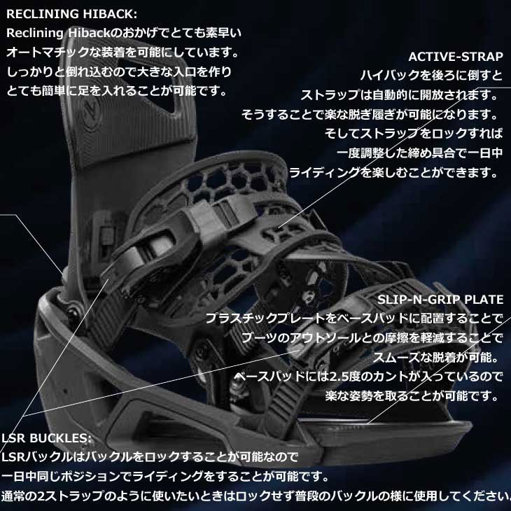 楽天市場】23-24 NIDECKER ナイデッカー ビンディング DROPINシステム