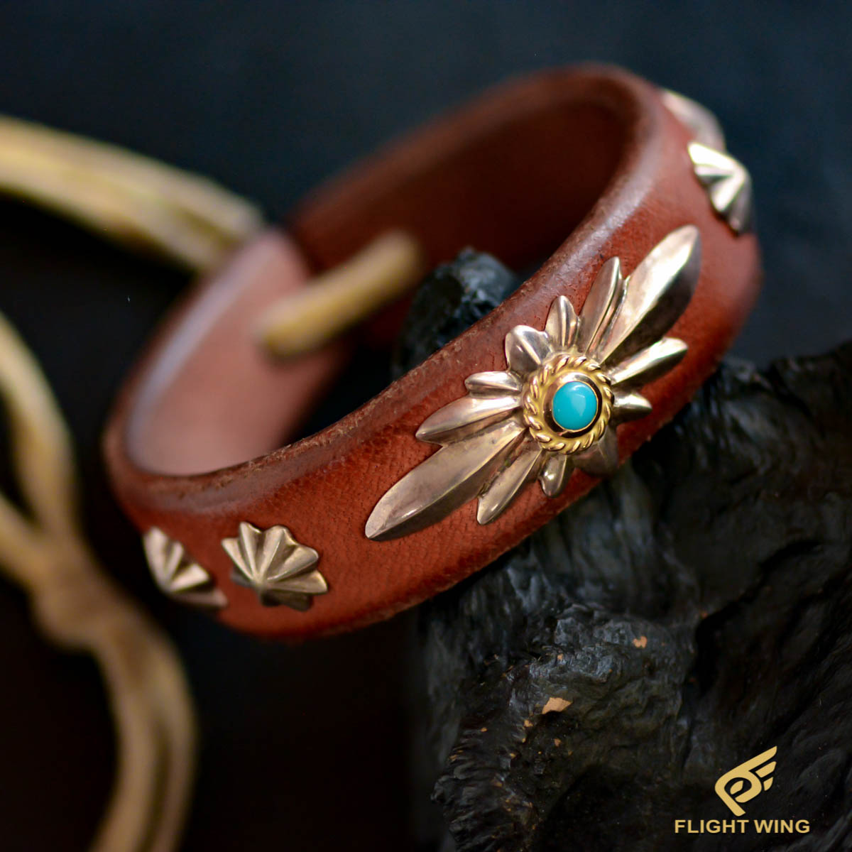 楽天市場】【Goro's ゴローズ】金縄TQ付きGC24 革ブレス(サドル