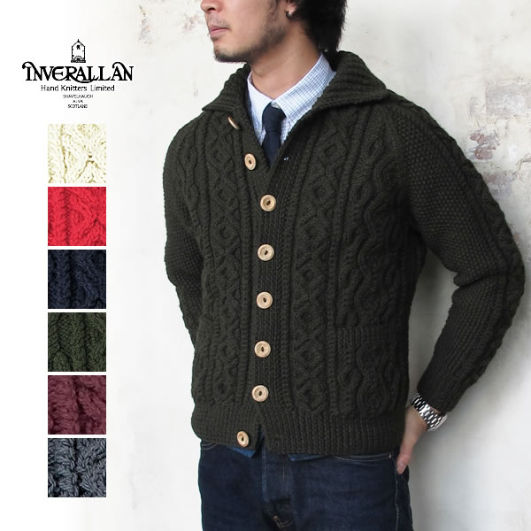 楽天市場】INVERALLAN ハンドニット 3A カーディガン〔FL〕 : FLISCO