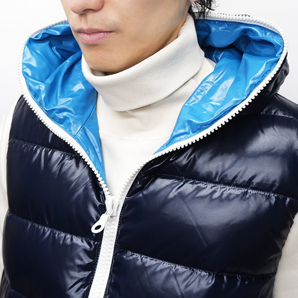 楽天市場】デュベティカ ダウンベスト メンズ フード付き アリステオ