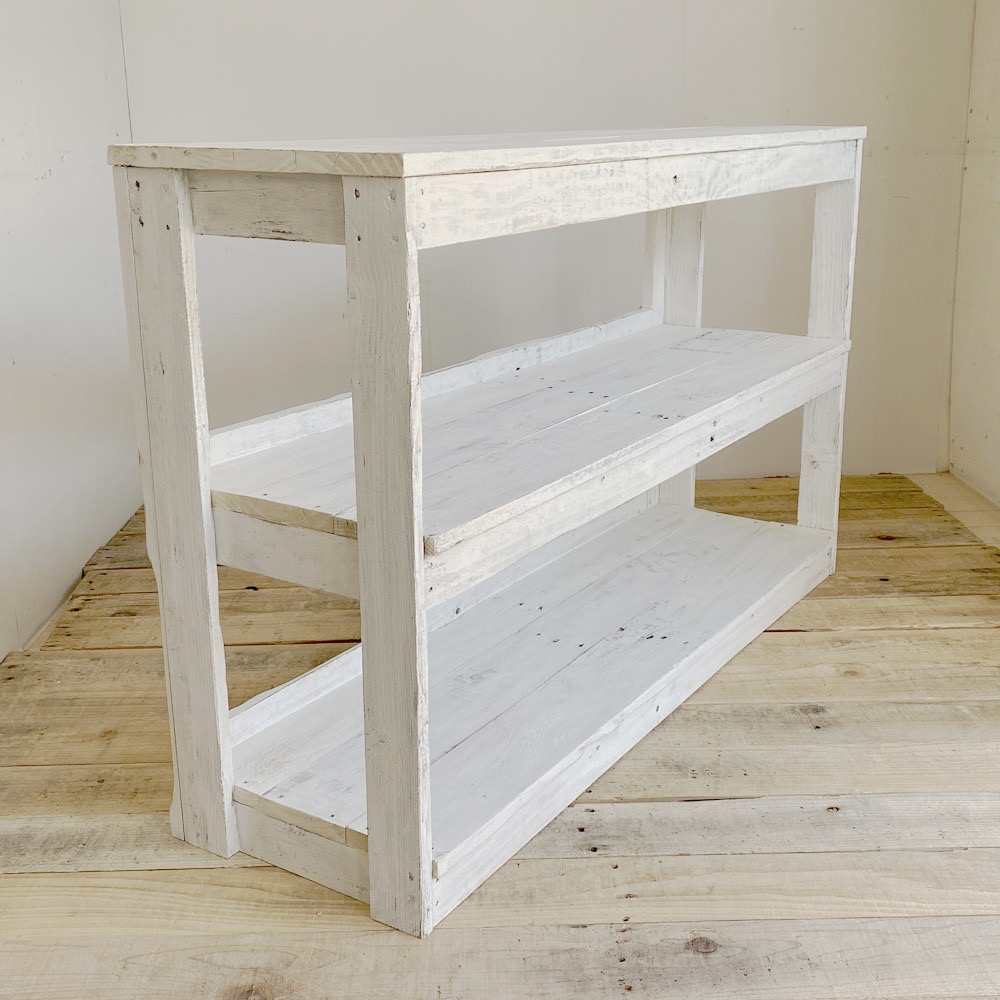 楽天市場】cafemoku オープンシェルフ 幅120cm キャビネット ホワイト