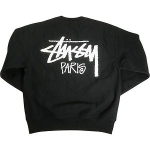 楽天市場】STUSSY ステューシー STOCK PARIS CREW BLACK パリ限定