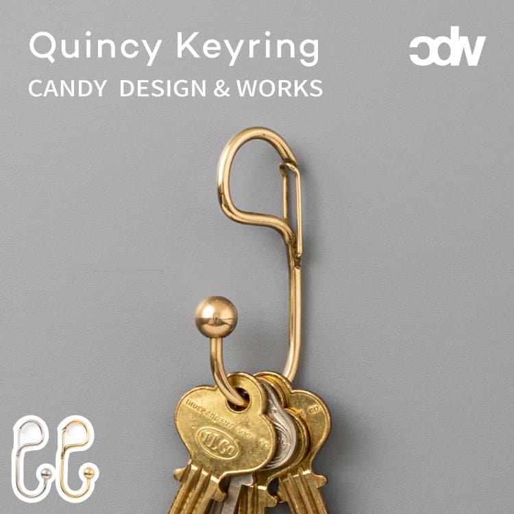 楽天市場】【ネコポス便】Quincy Keyring クインシー CK23