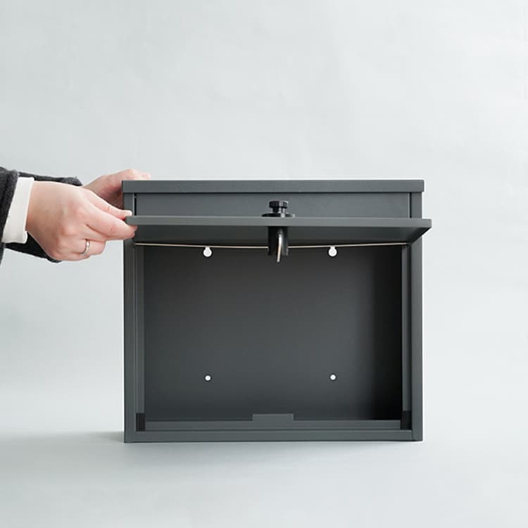 楽天市場】ポスト ワイドポストダイヤル A4サイズ対応 ダイヤル鍵付き