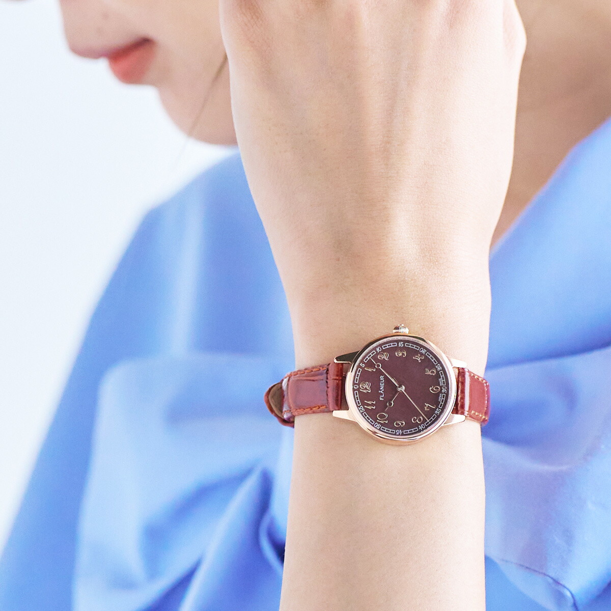 楽天市場】【クラシック カラー文字盤 革ベルト 7色】 送料無料 28mm