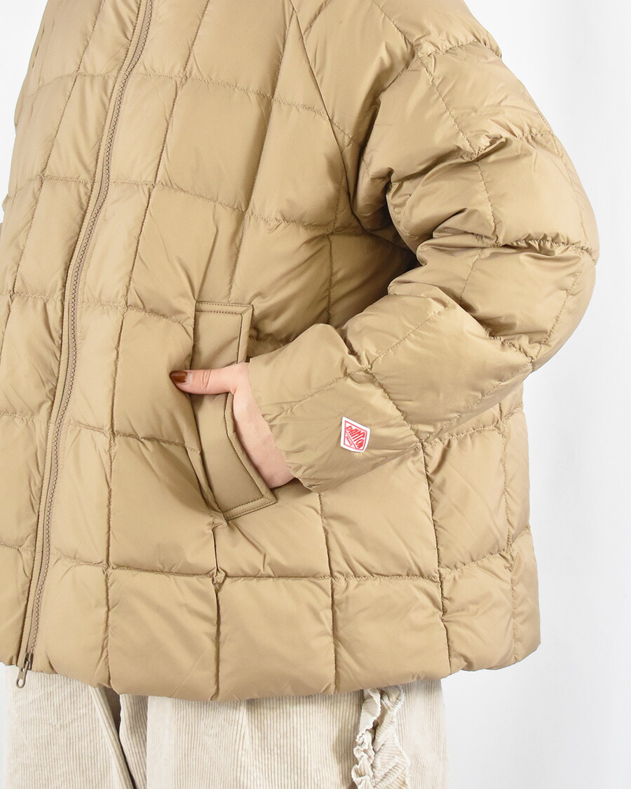 楽天市場】DANTON ダントン ナイロンタフタ フード付き キルティング