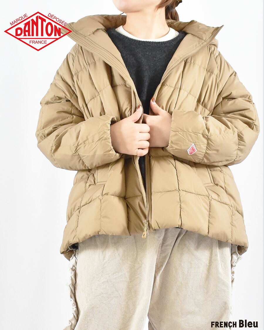 楽天市場】DANTON ダントン ナイロンタフタ フード付き キルティング