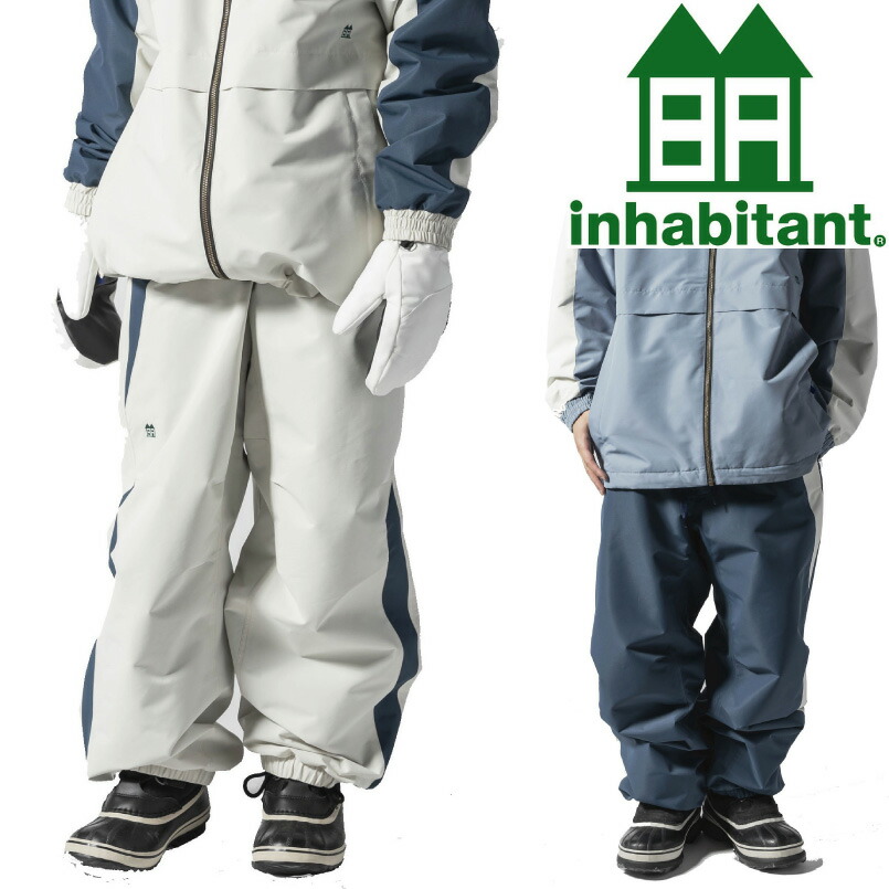 楽天市場】インハビタント ウェア INHABITANT SIDE LINE SNOW PANTS