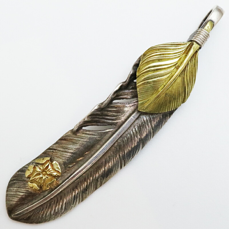 楽天市場】goro's(ゴローズ) 上金ハート特大フェザーローズメタル付