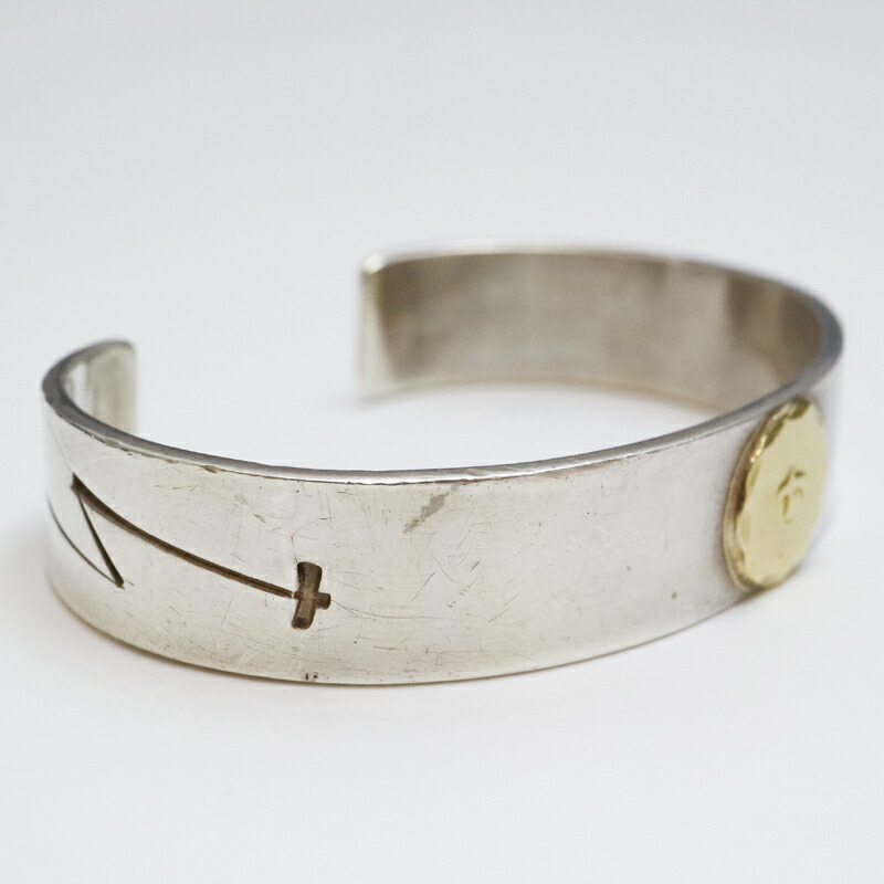 楽天市場】goro's(ゴローズ) オールド物 金メタル付平打ちバングル