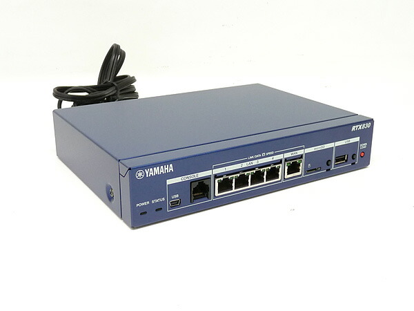 Yamaha RTX830 有線LANルーター初期化済み