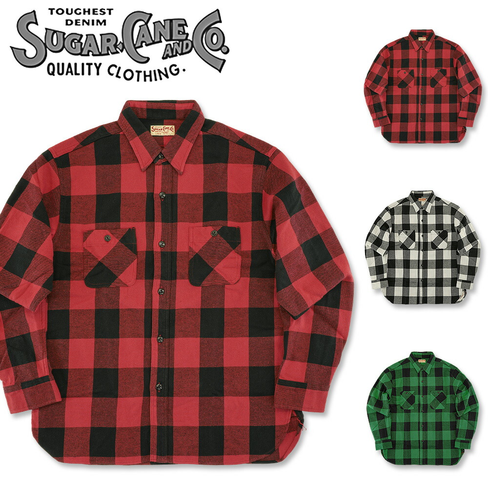 楽天市場】SUGAR CANE (シュガーケーン) ツイル チェック ワーク