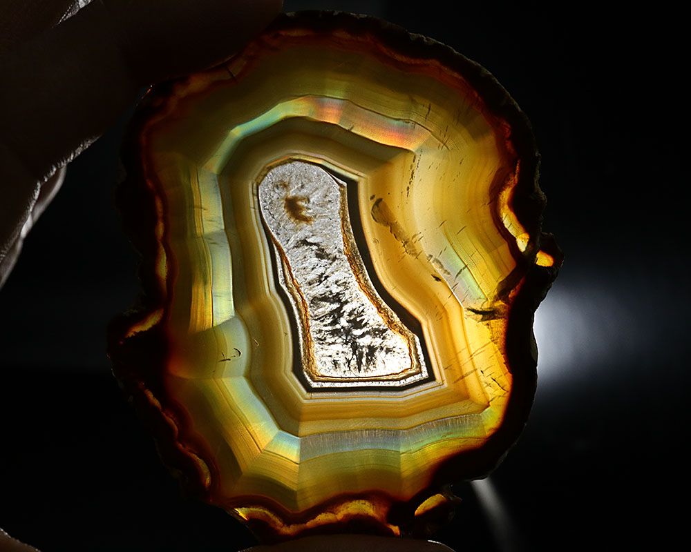 楽天市場】希少 幻のアゲート イリスアゲート アイリスアゲート