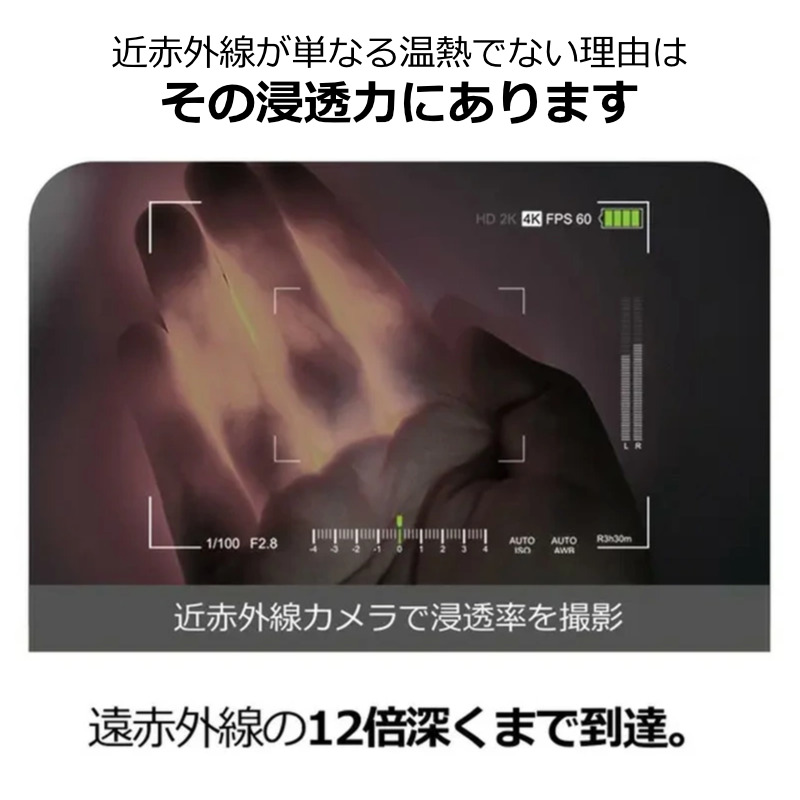 楽天市場】Cirius シリアス 近赤外線 ポータブルLED温熱ベルトPRO