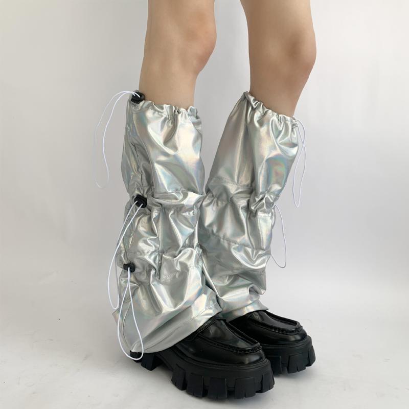 楽天市場】レッグウォーマー シルバーの通販