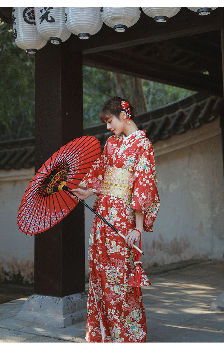 楽天市場】浴衣セット 4点セット 赤 紅 レッド ワインレッド 着物 浴衣