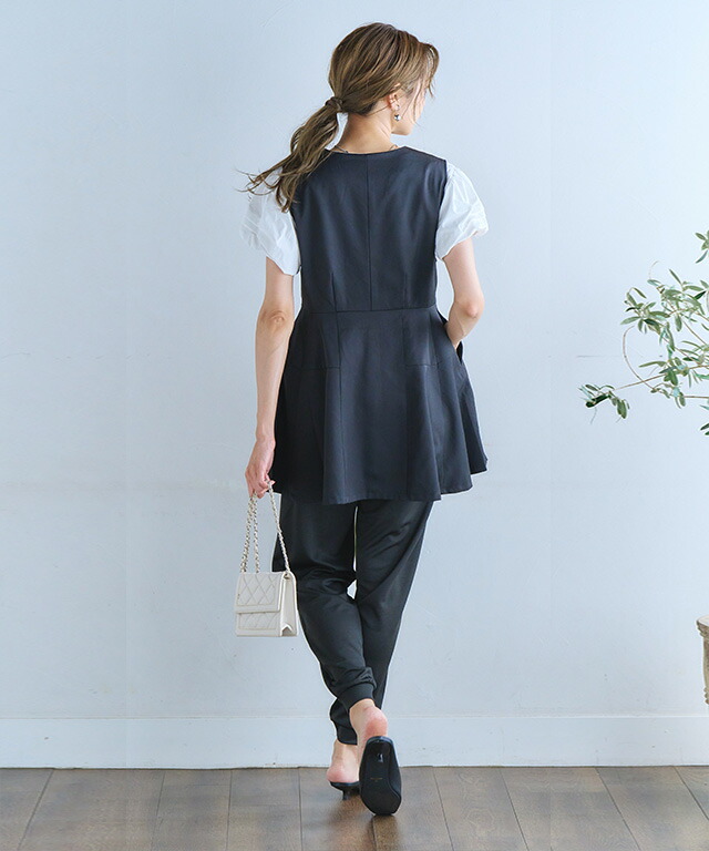 楽天市場】オケージョン ペプラム ジレ ベスト【5933円クーポン利用で