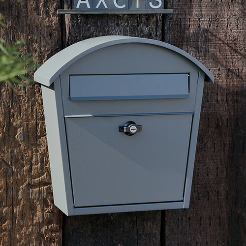 楽天市場】ポスト 壁掛け アーチポスト レッド グリーン グレー 郵便