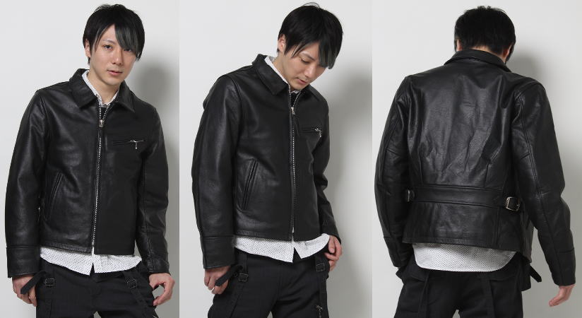 楽天市場】Freedom 本革 シングルライダースジャケット メンズ