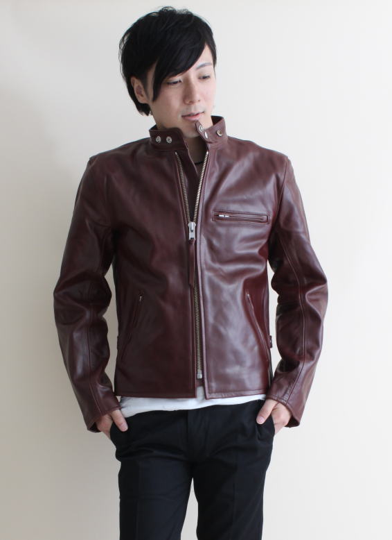 楽天市場】革ジャン メンズ シングルライダース レザージャケット