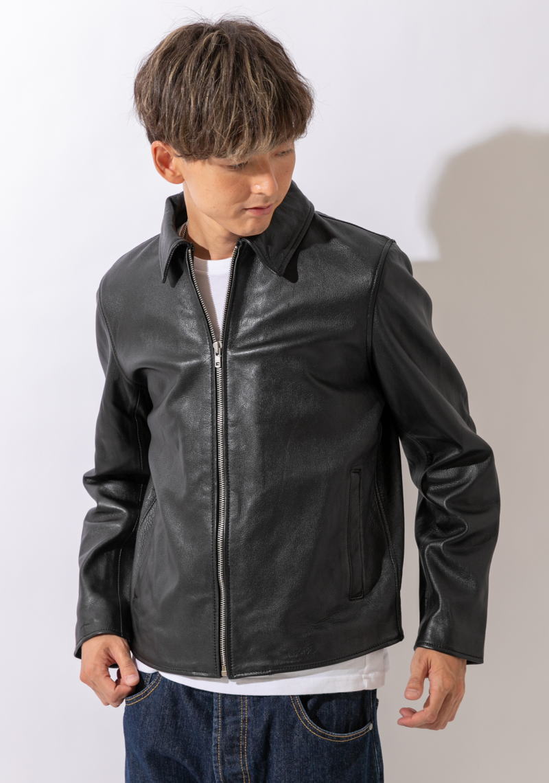 楽天市場】フリーダムレザー レザージャケット ゴートレザー