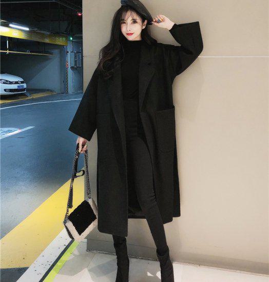 楽天市場】【取寄】ロングコート レディースロングコート ベルト付き