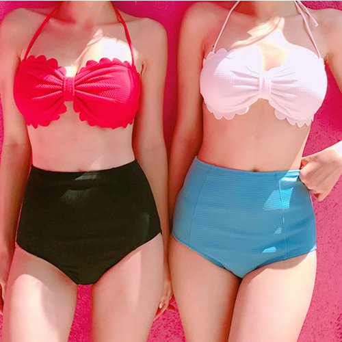 楽天市場】【取寄】水着 ビキニ セット水着 上下セット 2点セット 脚長