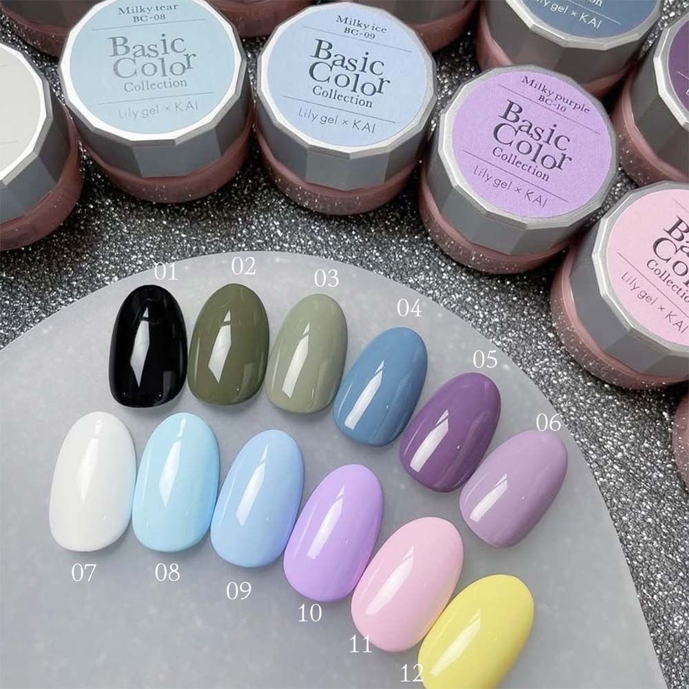 楽天市場】リリージェル Lily gel カラージェル KAI ベーシックカラー