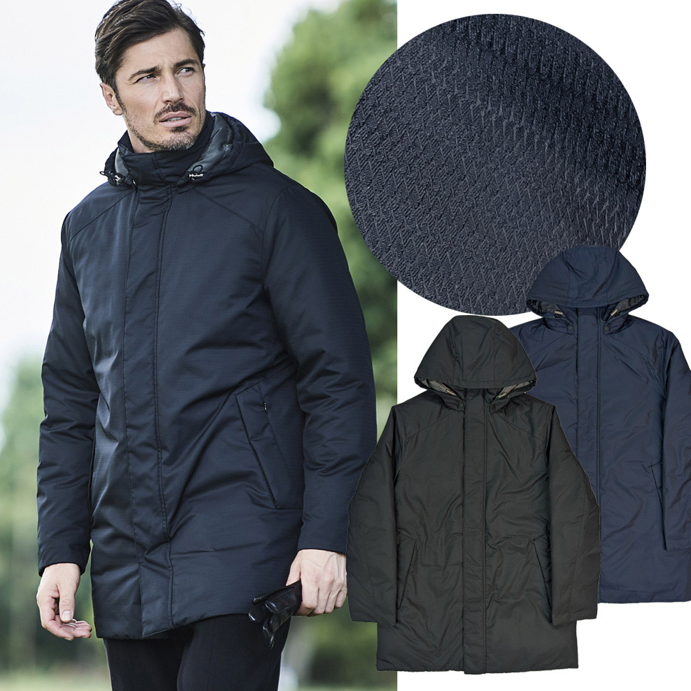 楽天市場】ダウンコート メンズ アウター 2WAYコート フーデッドコート