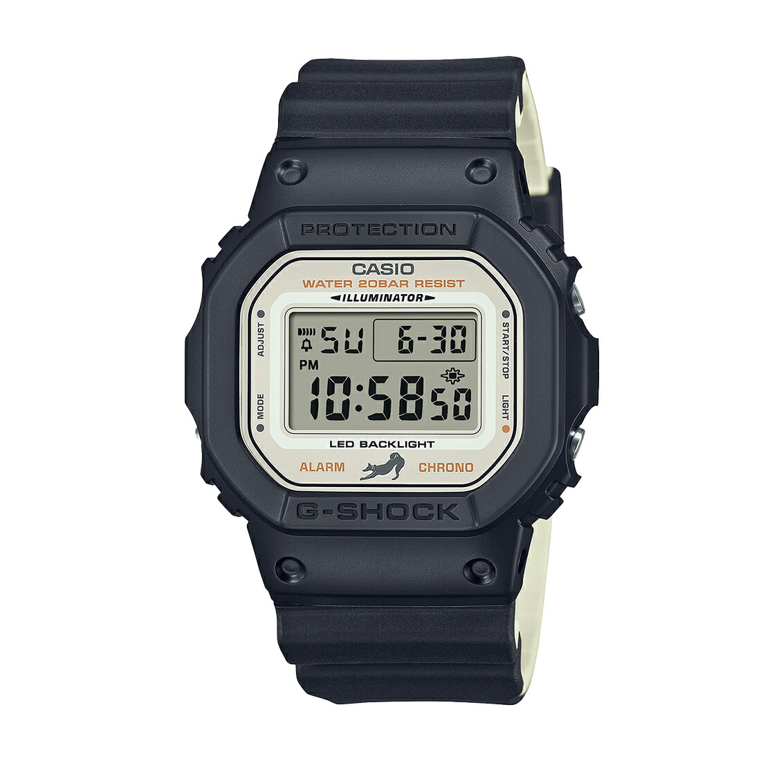 楽天市場】CASIO カシオ G-SHOCK Gショック 柴犬 DW-5600SHB-1JR : EYE