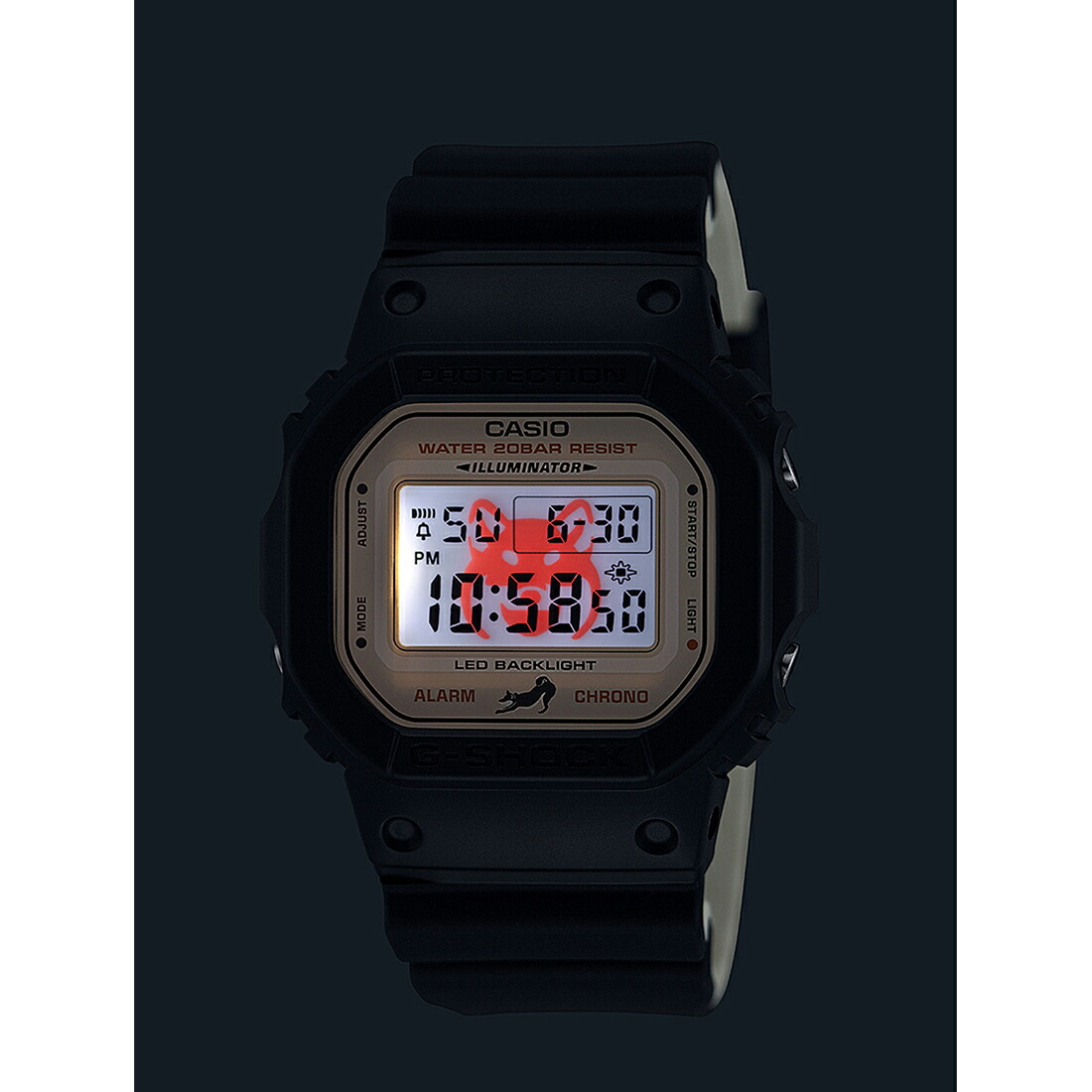 楽天市場】CASIO カシオ G-SHOCK Gショック 柴犬 DW-5600SHB-1JR : EYE