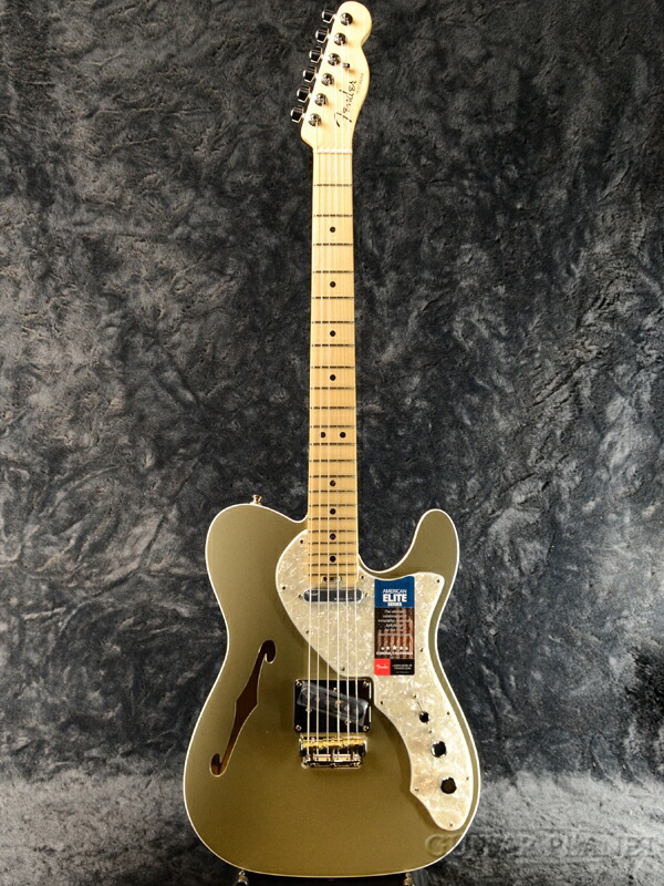 楽天市場】Fender USA American Elite Telecaster Thinline -Champagne
