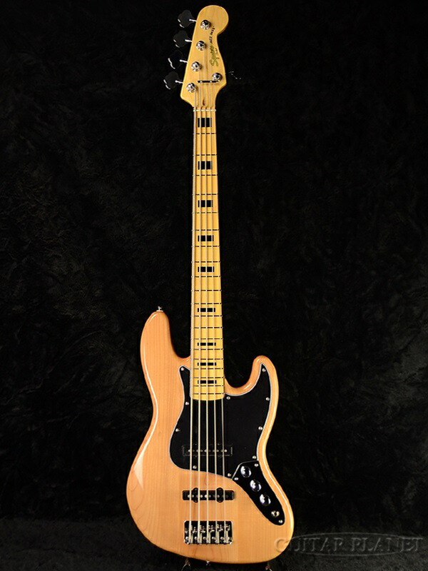 楽天市場】Squier Vintage Modified 70s JAZZ BASS V 新品 ナチュラル