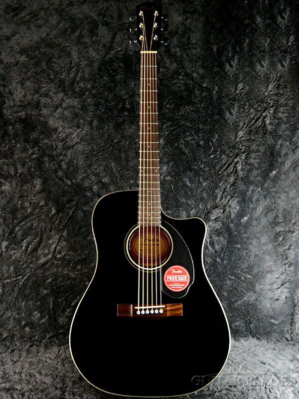 フェンダー CD-60SCE Dreadnought [Black] (アコースティックギター