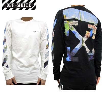 楽天市場】オフホワイト OFF-WHITE メンズ トップス ロンT 長袖 ロゴ