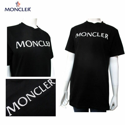 楽天市場】モンクレール MONCLER レディース フロントビーズ刺繍ロゴ