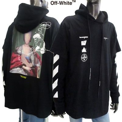 楽天市場】オフホワイト OFF-WHITE メンズ トップス パーカー