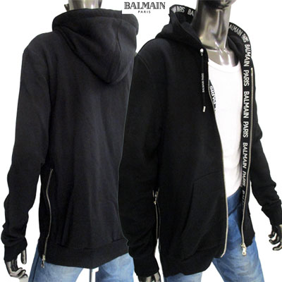 楽天市場】【完売】バルマン BALMAIN メンズ パーカー フーディー 長袖