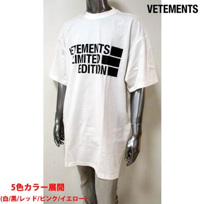 楽天市場】ヴェトモン VETEMENTS メンズ トップス Tシャツ 半袖 ロゴ 5