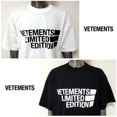 楽天市場】ヴェトモン VETEMENTS メンズ トップス Tシャツ 半袖 ロゴ 5