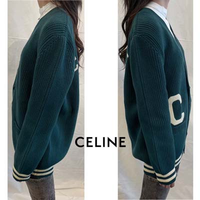 楽天市場】セリーヌ CELINE カーディガン ニット レディース ユニ