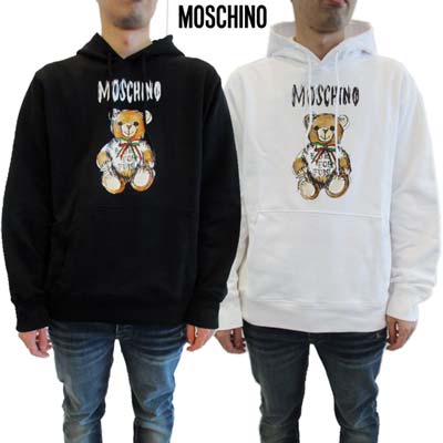 楽天市場】モスキーノ MOSCHINO メンズ パーカー フーディ スウェット