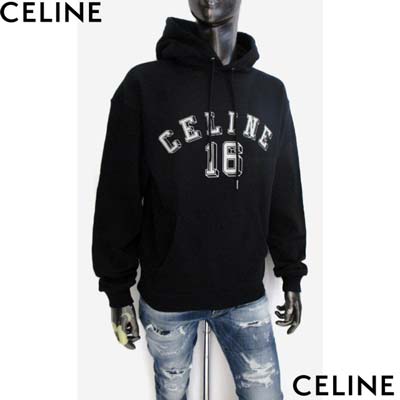 楽天市場】セリーヌ CELINE パーカー メンズ フーディ スウェット